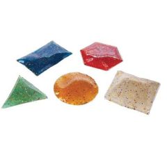 Glitter Gel Shapes - Set of 5