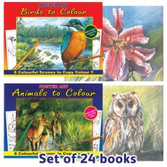 Colouring Books - Nature to Colour
