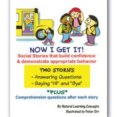 Social Stories 1 - Answering Questions - Saying ''Hi'' and ''Bye''