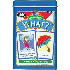 Ask And Answer ''What'' Cards