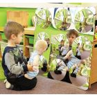 Giant 9-Dome Acrylic Mirror 78cm