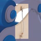 Wooden Elastic Anchor Points for Body Roller - Set of 2