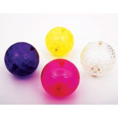 Flashing Textured Balls - Set of 4