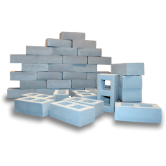 Foam Play Building Blocks: Breeze Blocks – Set of 20