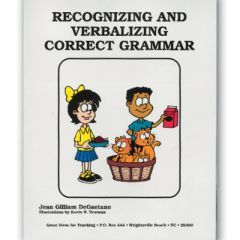 Recognising & Verbalising Correct Grammar - Book