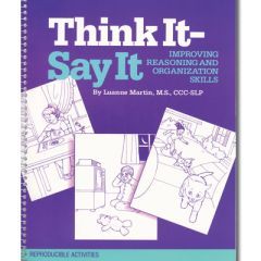 Think it - Say it (improving reasoning and organisation skills)