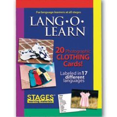 LANG-O-LEARN Photo Cards - Clothing Set of 20