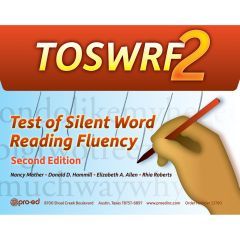 Test of Silent Word Reading Fluency - Second Edition (TOSWRF-2)