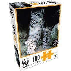 Snow Leopard Jigsaw Puzzle 100pc (XXL)