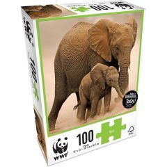 Elephants Jigsaw Puzzle 100pc (XXL)