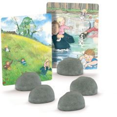 Stone Individual Card Holders - Set of 5