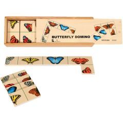 Wooden Butterfly Dominoes