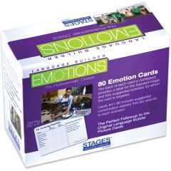Language Builder: Emotions Cards - 80 Cards