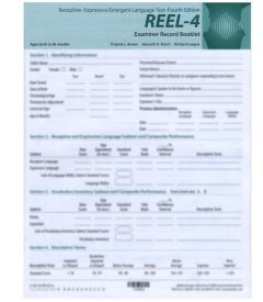 REEL-4 Assessment Forms Pack Of 25