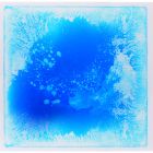 Liquid Floor Tile - Blue and White