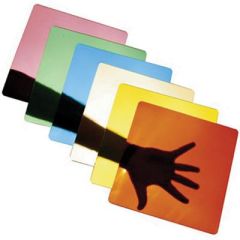 Colour Acrylic Mirrors - Set of 6