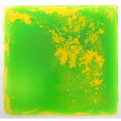 Liquid Floor Tile - Green and White