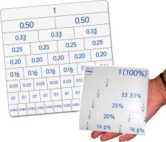 Flexitable Fraction Grid - Pack of 10