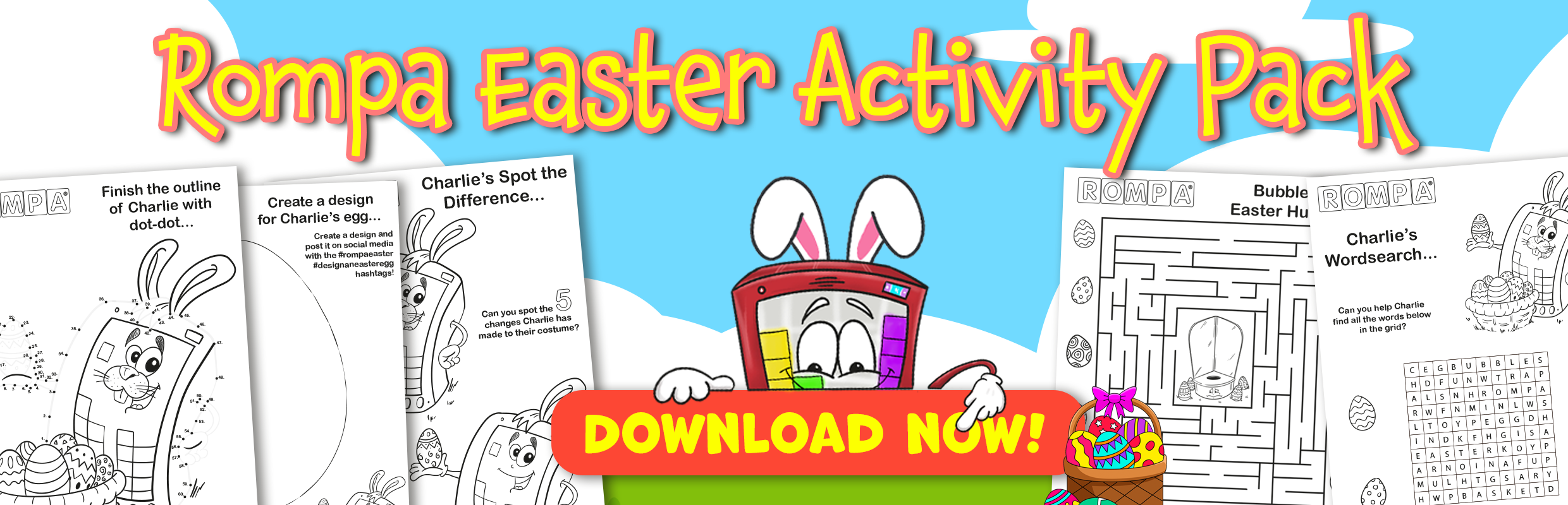 Easter Egg Activity Banner